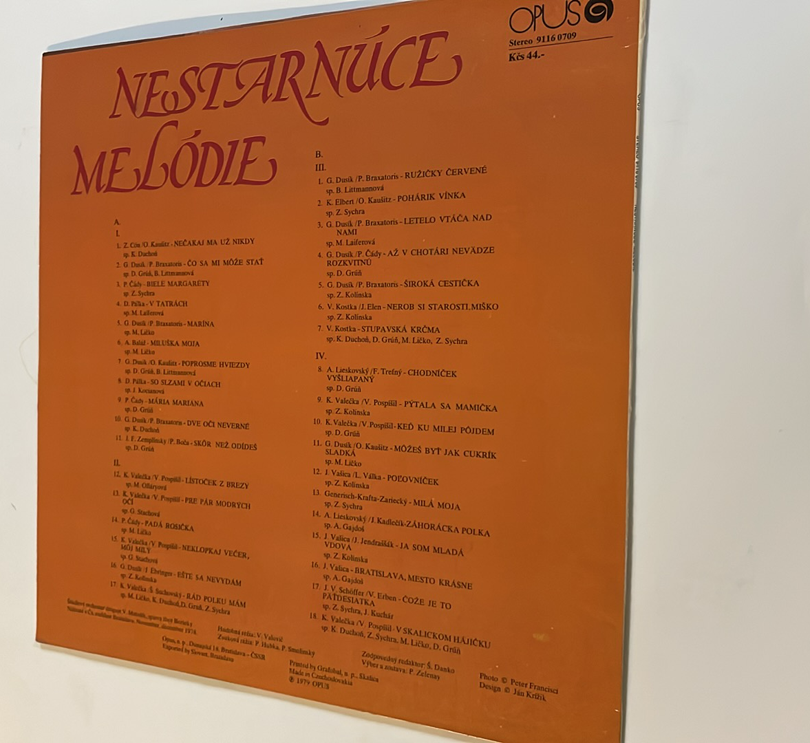LP NESTARNÚCE MELÓDIE