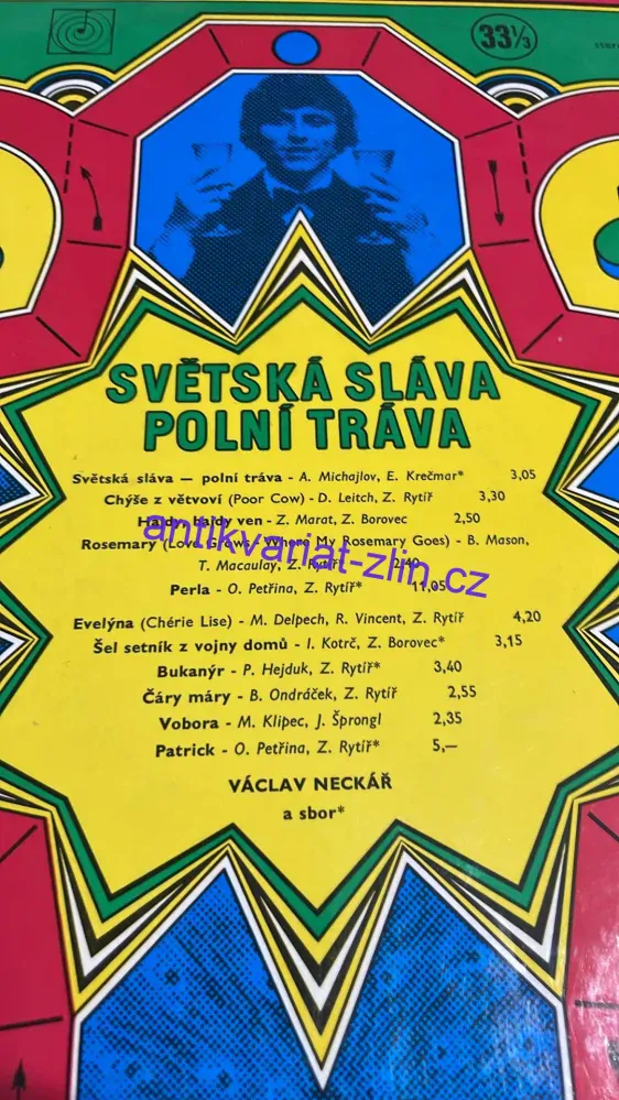 LP VÁCLAV NECKÁŘ : SVĚTSKÁ SLÁVA POLNÍ TRÁVA