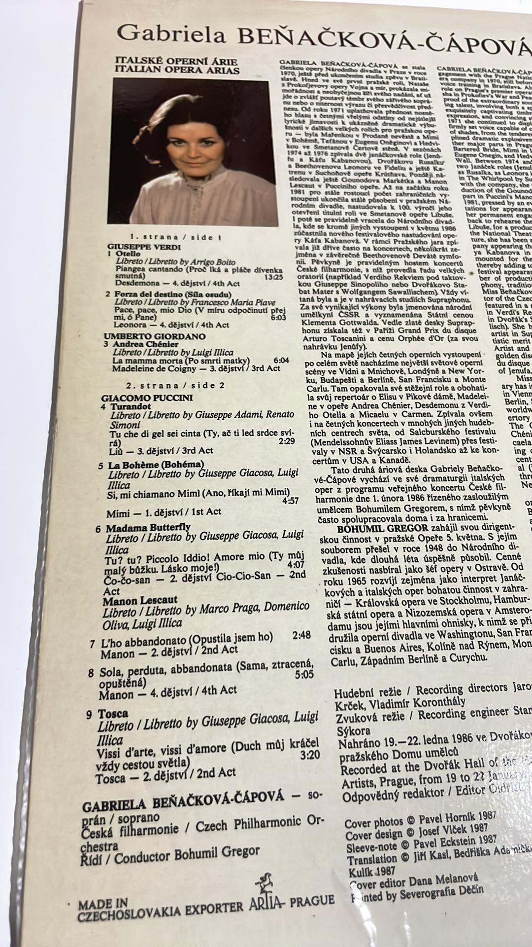 LP GABRIELA BEŇÁČKOVÁ : Soprano 