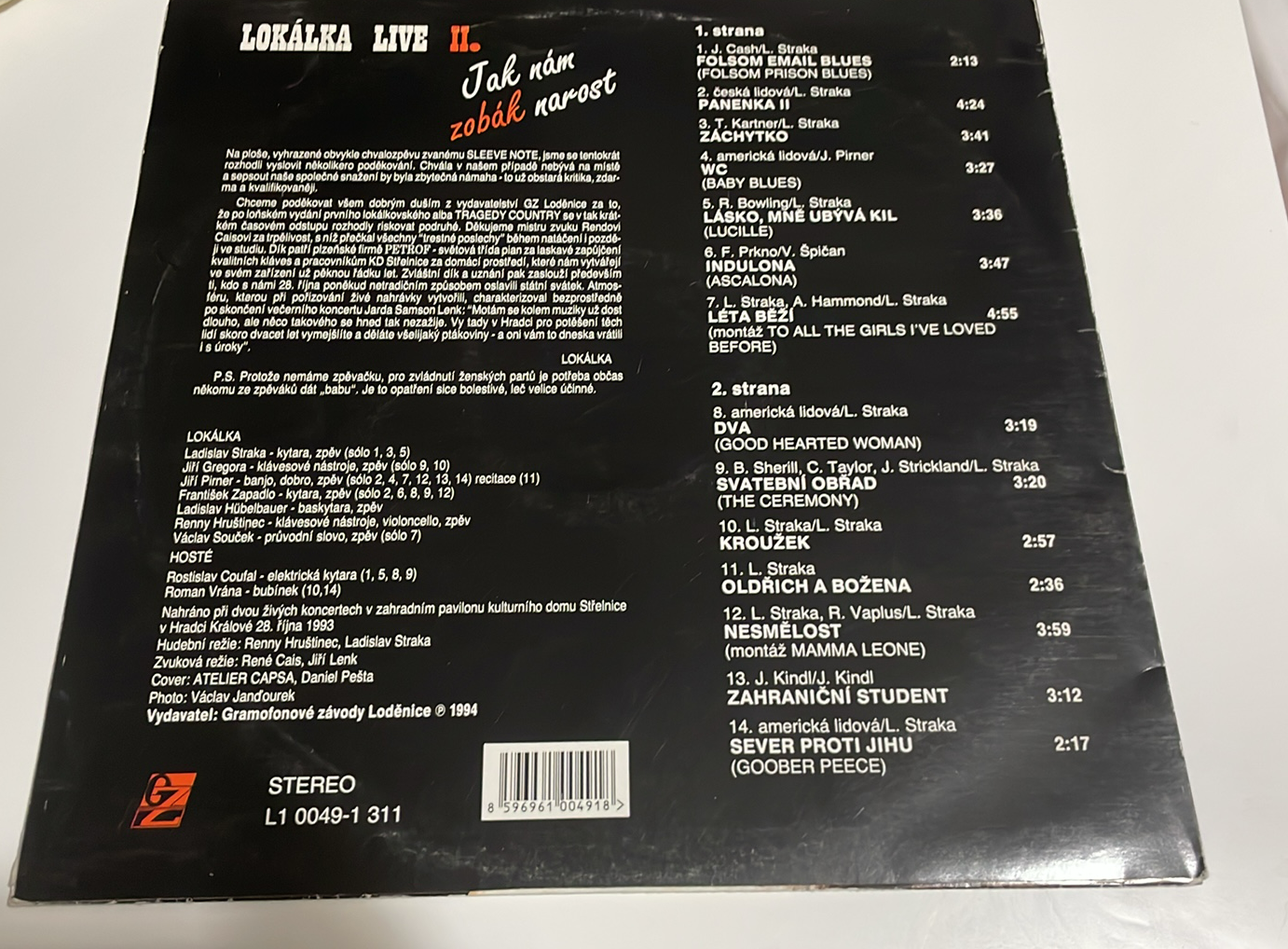 LP LOKÁLKA LIVE II. Jak nám zobák narostl