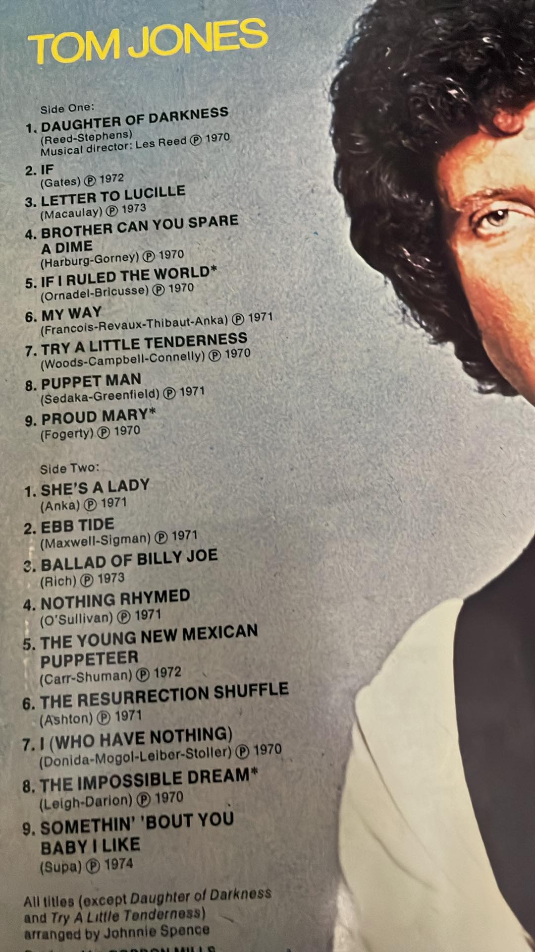 LP THE VERY BEST OF TOM JONES