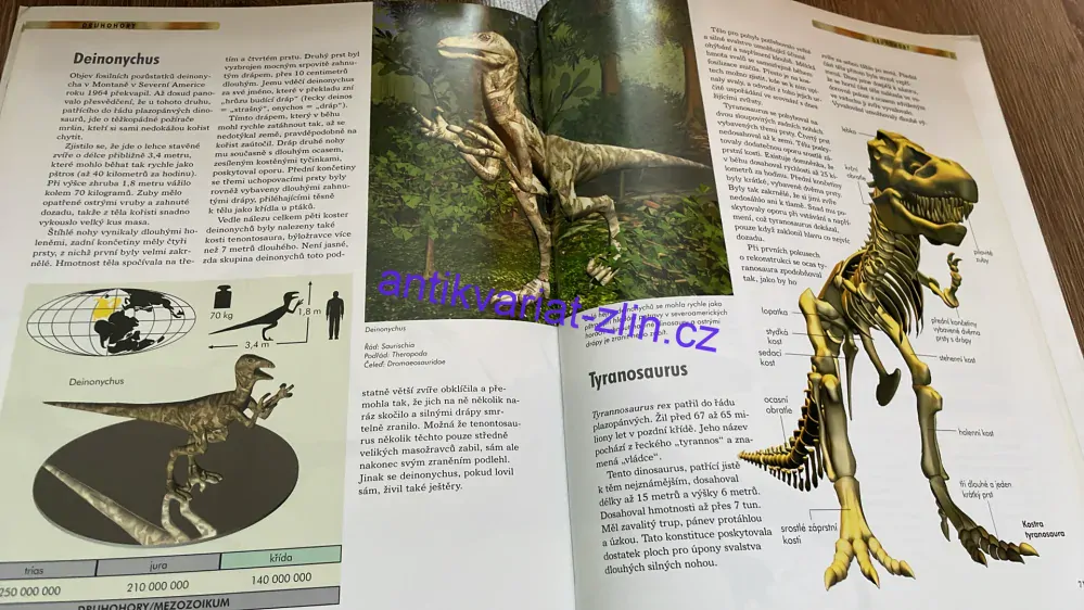 DINOSAUŘI : OBJEVY - DRUHY - ZÁNIK