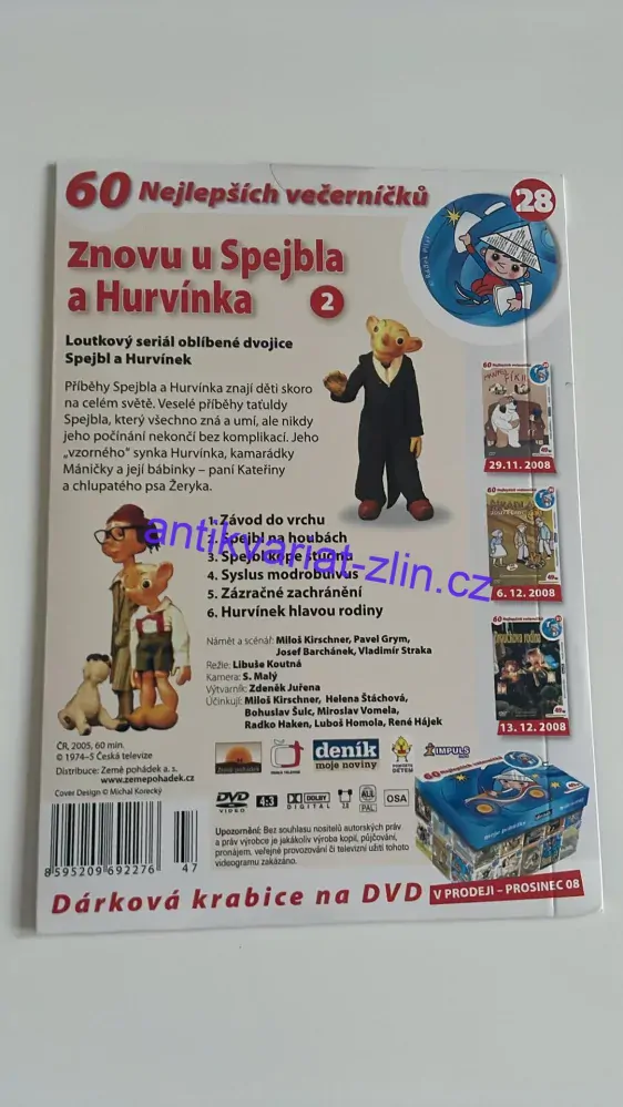 DVD ZNOVU U SPEJBLA A HURVÍNKA 2
