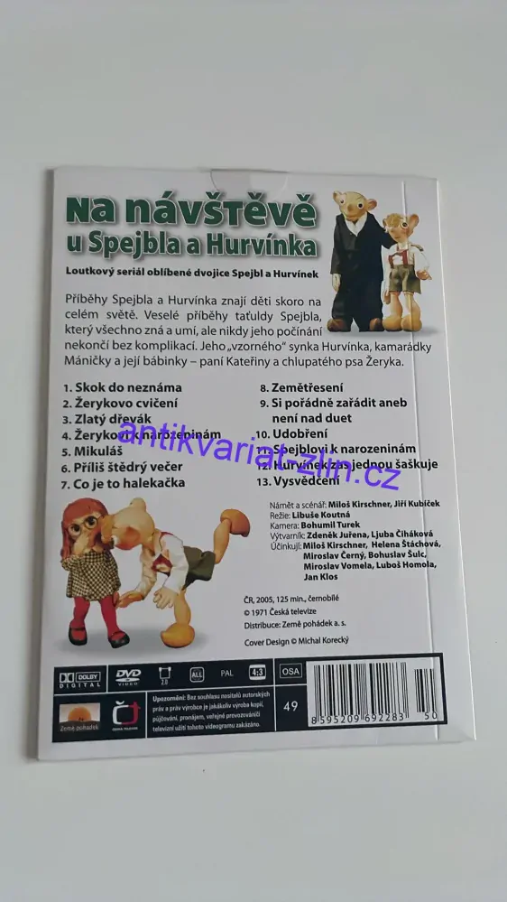 DVD NA NÁVŠTĚVĚ U SPEJBLA A HURVÍNKA