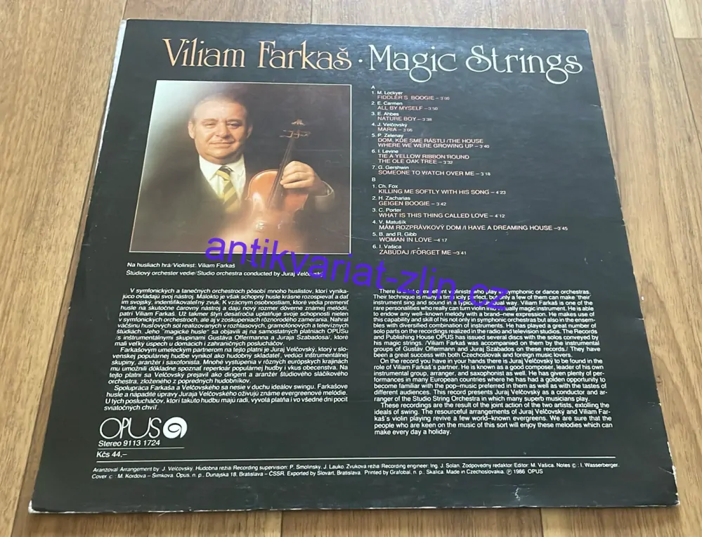 LP VILIAM FARKAŠ : MAGIC STRINGS
