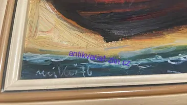 OLEJOMALBA NA KARTÓNU