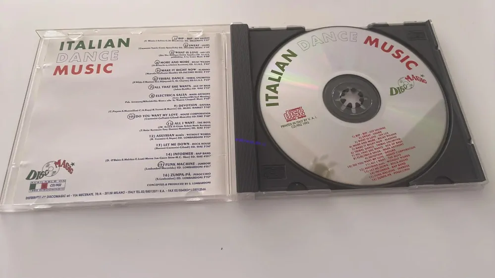 CD ITALIAN DANCE MUSIC