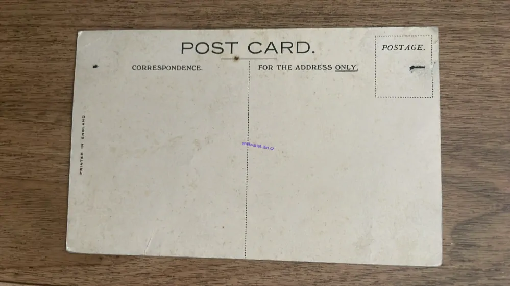 KOLOROVANÁ POHLEDNICE