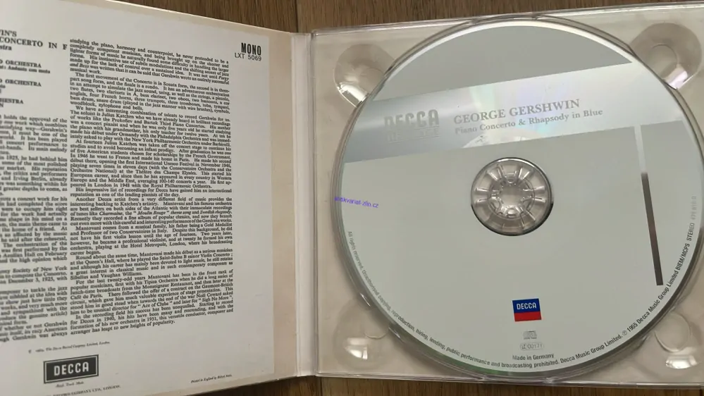 GEORGE GERSHWIN : PIANO