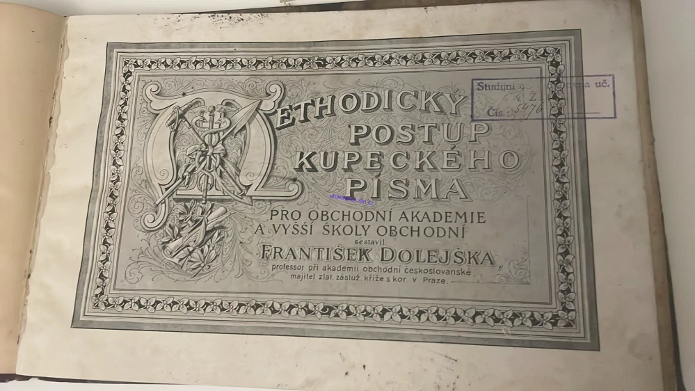 FRANTIŠEK DOLEJŠKA : Methodický postup kupeckého písma pro obchodní akademie a vyšší školy obchodní