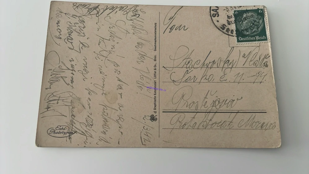 POHLEDNICE : SAALFELD A. D. SAALE 