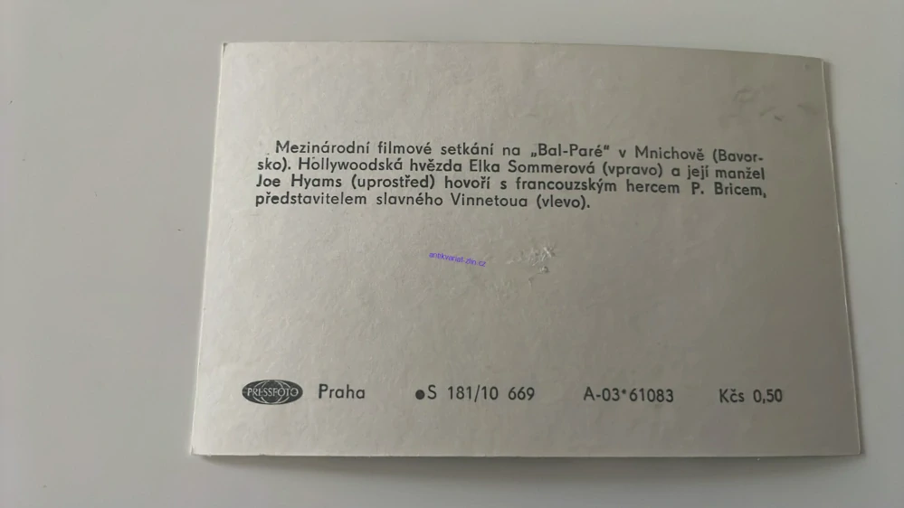 FOTOGRAFIE : P. BRICE, ELKA SOMMEROVÁ, JOE HYAMS