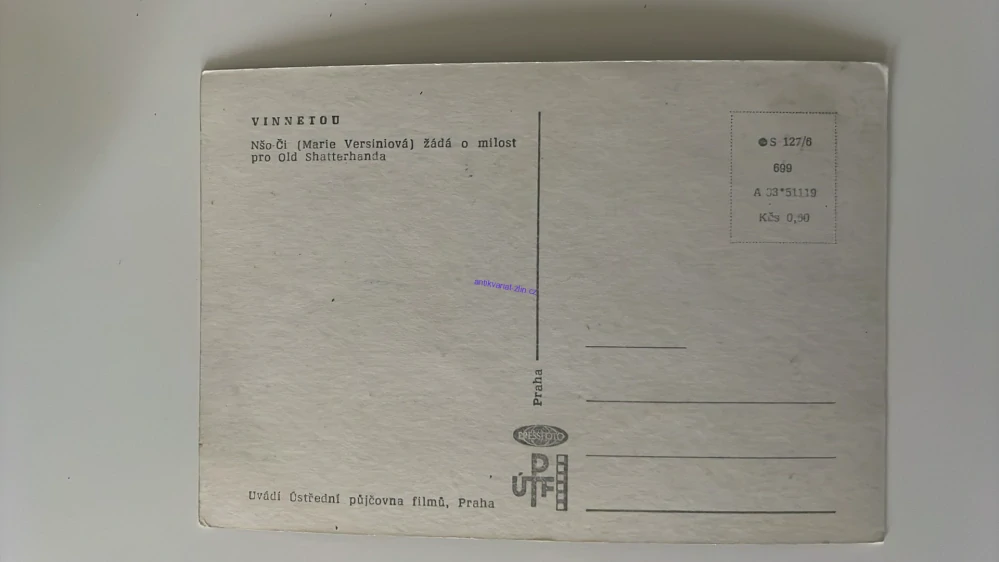 POHLEDNICE : VINNETOU