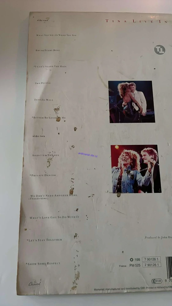 2 LP TINA TURNER LIVE IN EUROPA