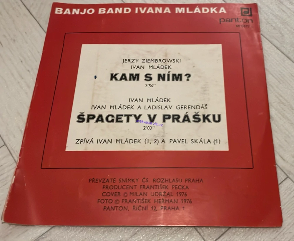 SP BANJO BAND IVANA MLÁDKA : KAM SNÍM? ŠPAGETY V PRÁŠKU