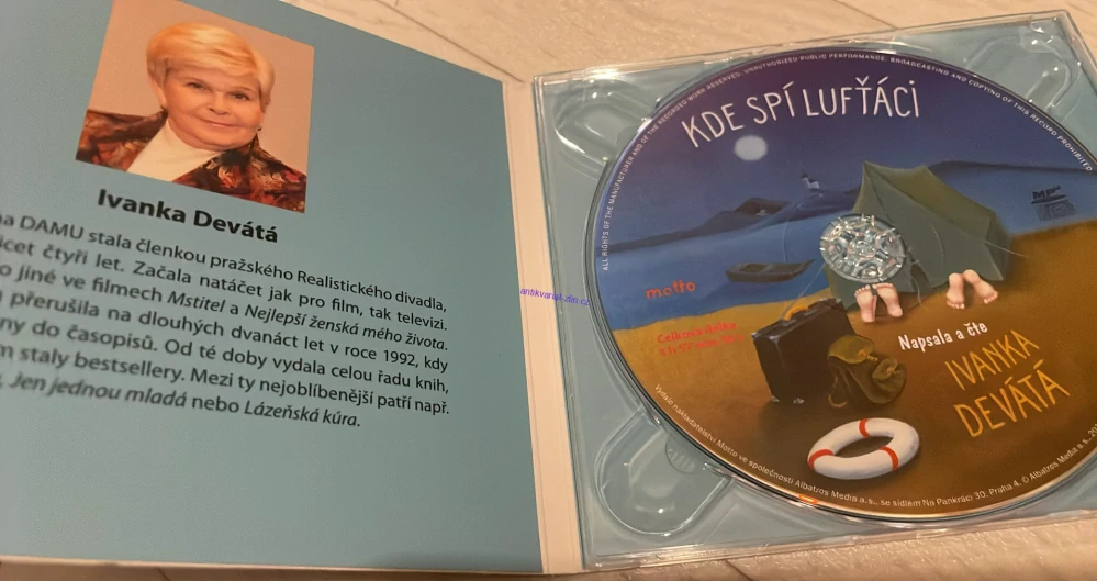 AUDIOKNIHA IVANKA DEVÁTÁ : KDE SPÍ LUFŤÁCI
