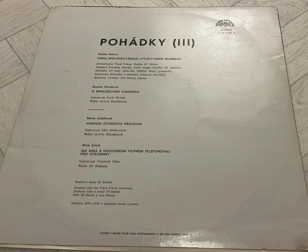 LP POHÁDKY (III)