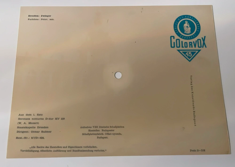 HRACÍ POHLEDNICE : DRESDEN