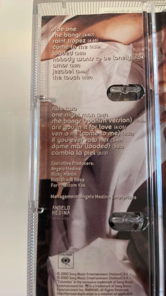 MC RICKY MARTIN : SOUND LOADED