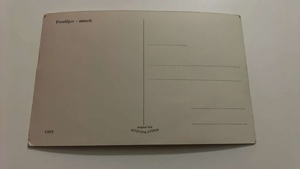 POHLEDNICE PROSTĚJOV : ZÁMEK