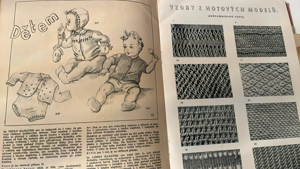 BAREVNÉ VZORY V PLETENÍ