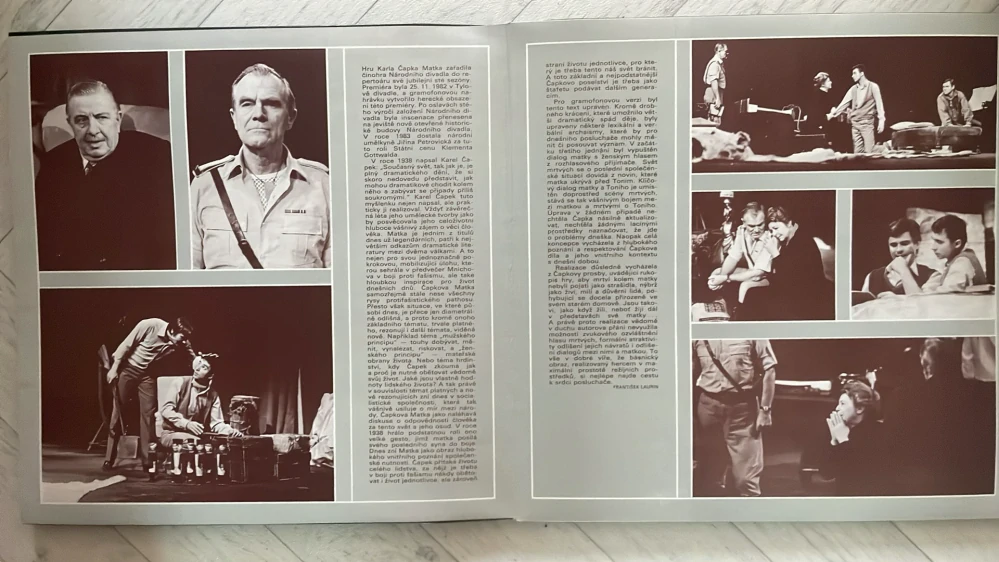 3 LP KAREL ČAPEK :  MATKA