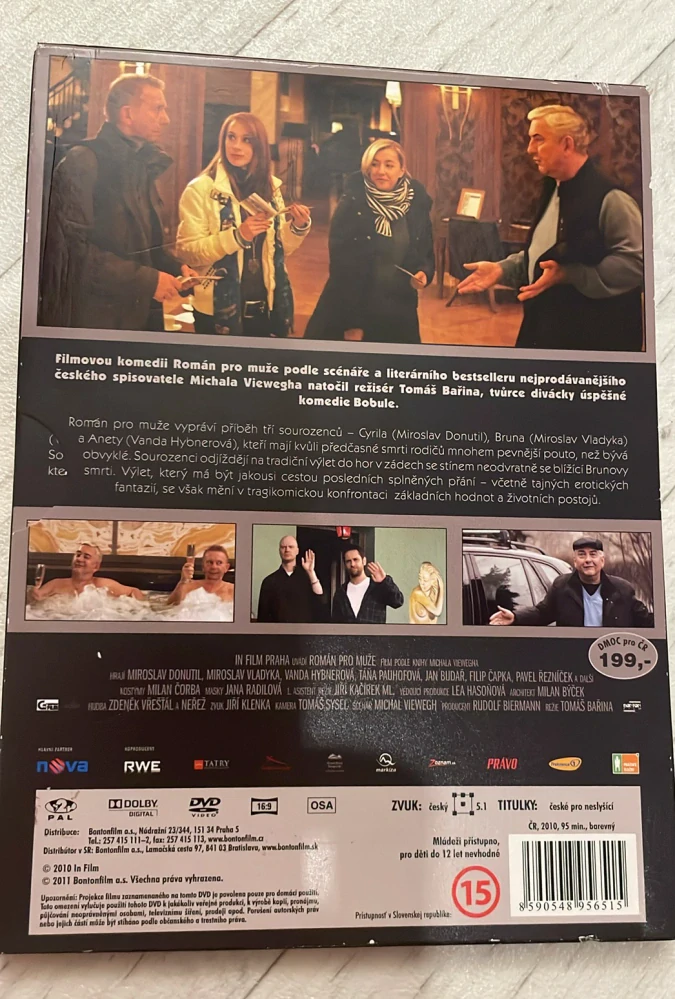 DVD ROMÁN PRO MUŽE