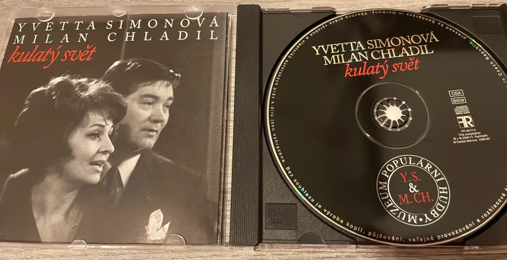 CD YVETTA SIMONOVÁ, MILAN CHLADIL : KULATÝ SVĚT