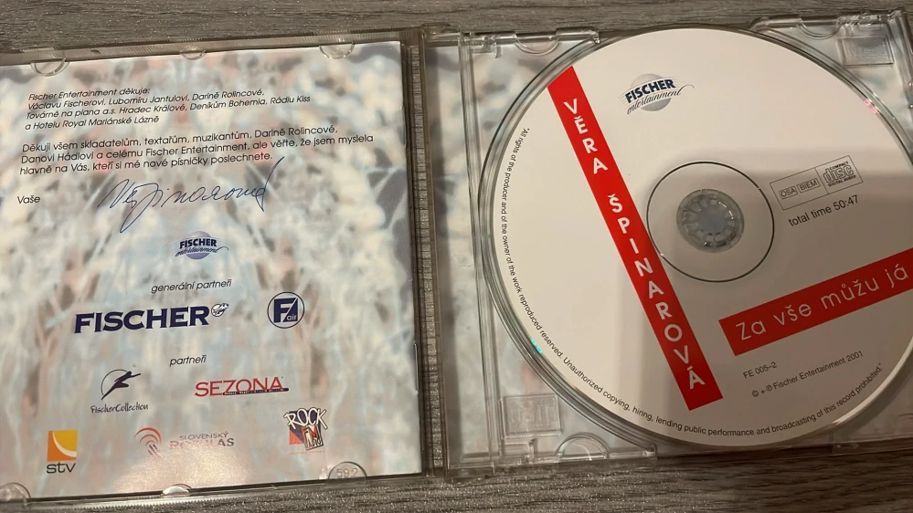 CD Věra Špinárová : Za vše můžu já