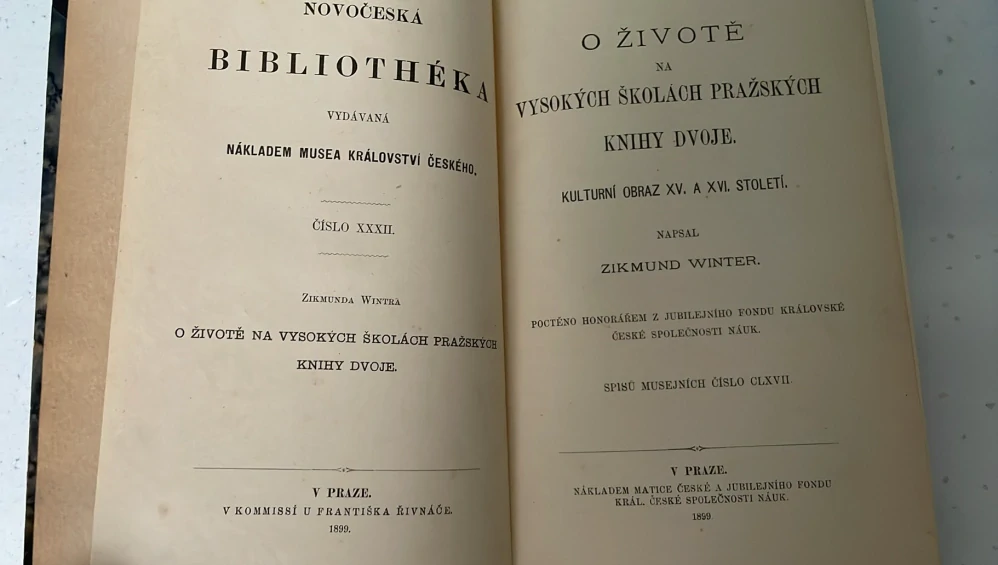 ZIKMUND WINTER : O životě na vysokých školách pražských knihy dvoje