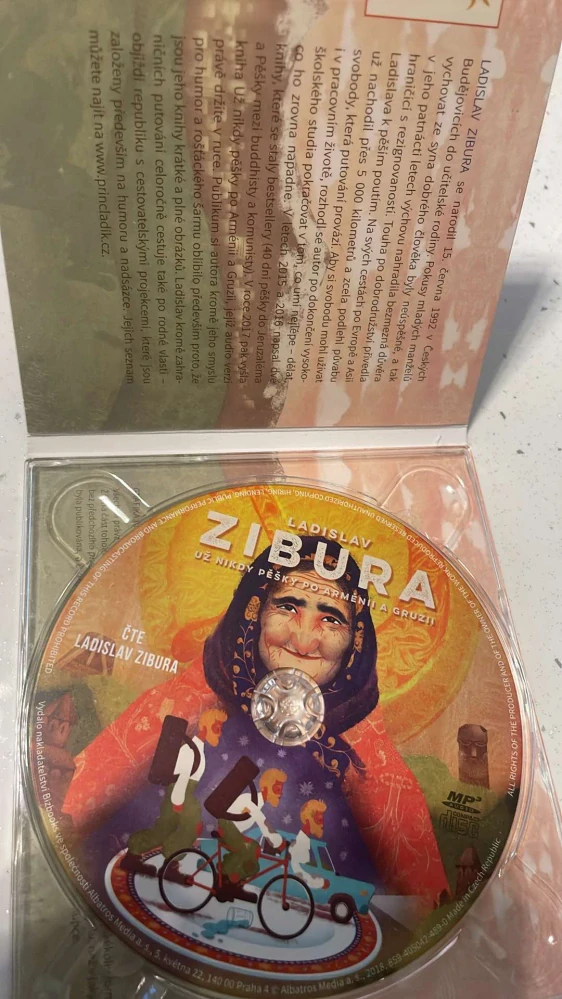 AUDIOKNIHA LADISLAV ZIBURA : UŽ NIKDY PĚŠKY PO ARMÉNII A GRUZII