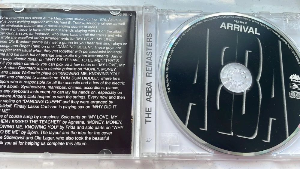 CD ABBA : ARRIVAL