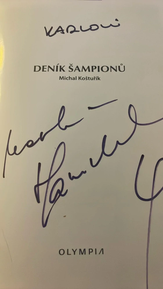 MICHAL KOŠTUŘÍK : DENÍK ŠAMPIONŮ