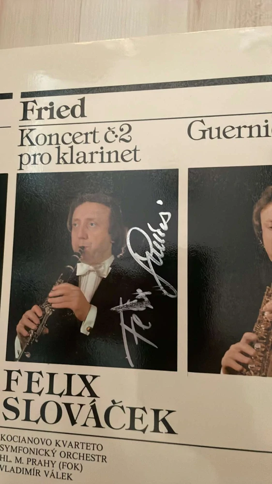 LP Felix Slováček : autogram