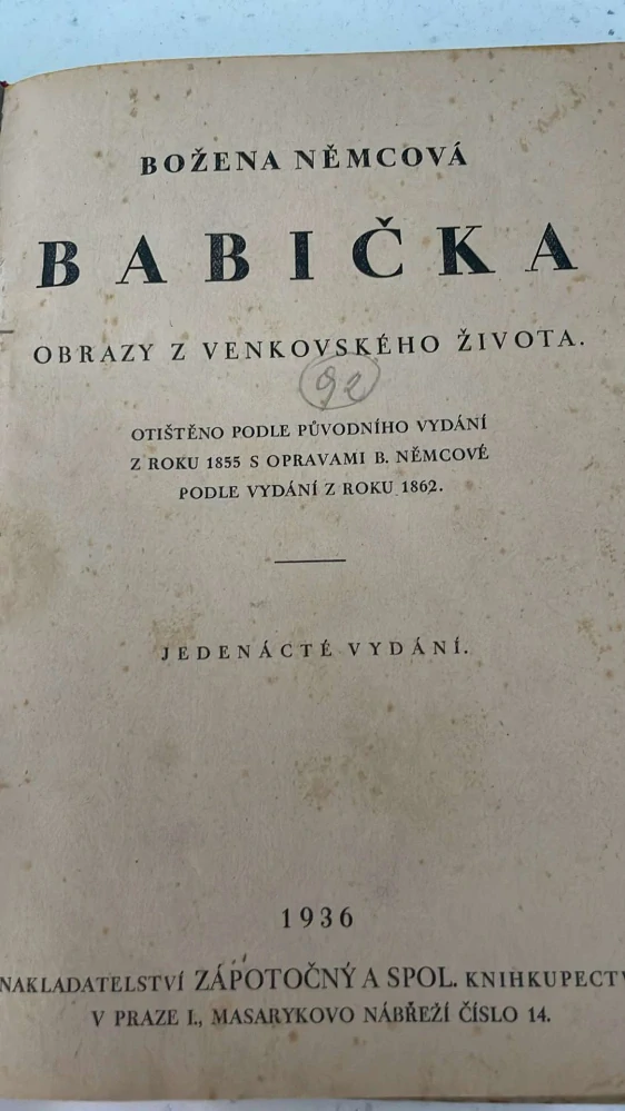 Božena Němcová : Babička