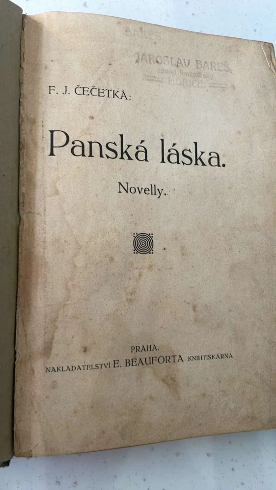 F. J. Čečetka : Panská láska