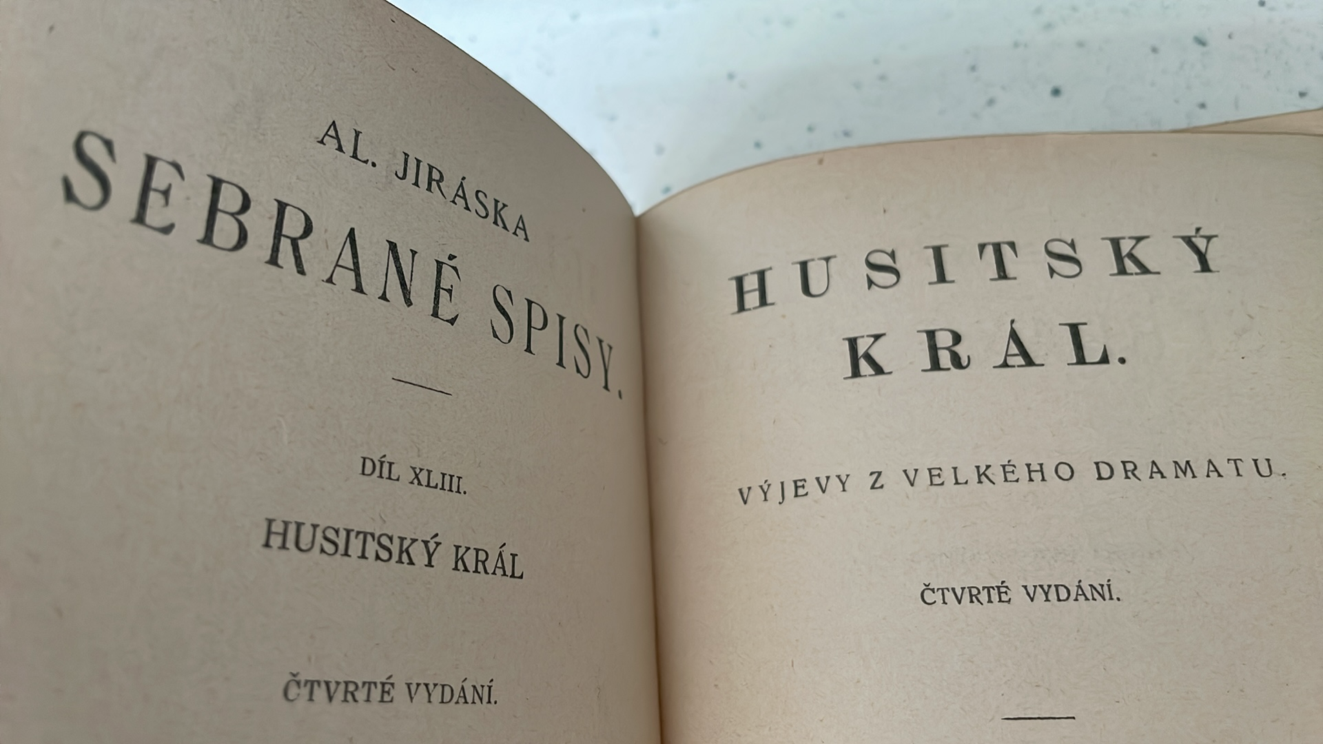 SPISY A. JIRÁSKA XLIII : HUSITSKÝ KRÁL