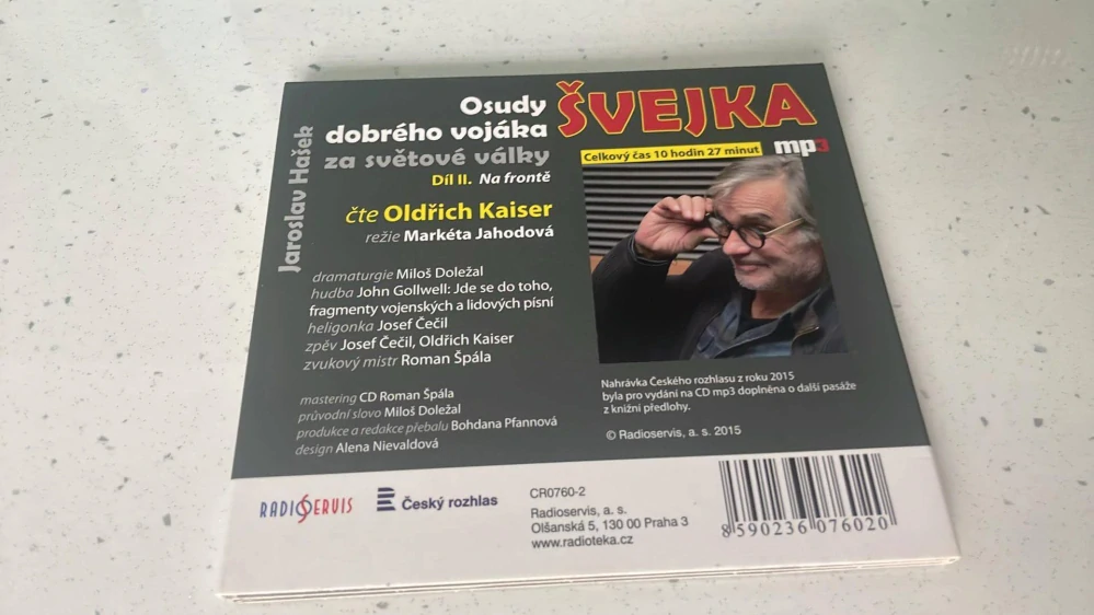 AUDIOKNIHA : Osudy dobrého vojáka Švejka za světové války 2