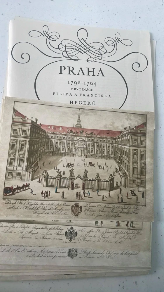 PRAHA 1792 - 1794 V RYTINÁCH FILIPA A FRANTIŠKA HEGERŮ