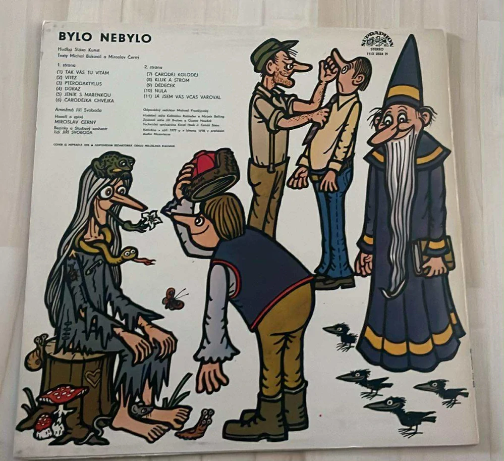 LP BYLO NEBYLO písničky Slávy Kunsta