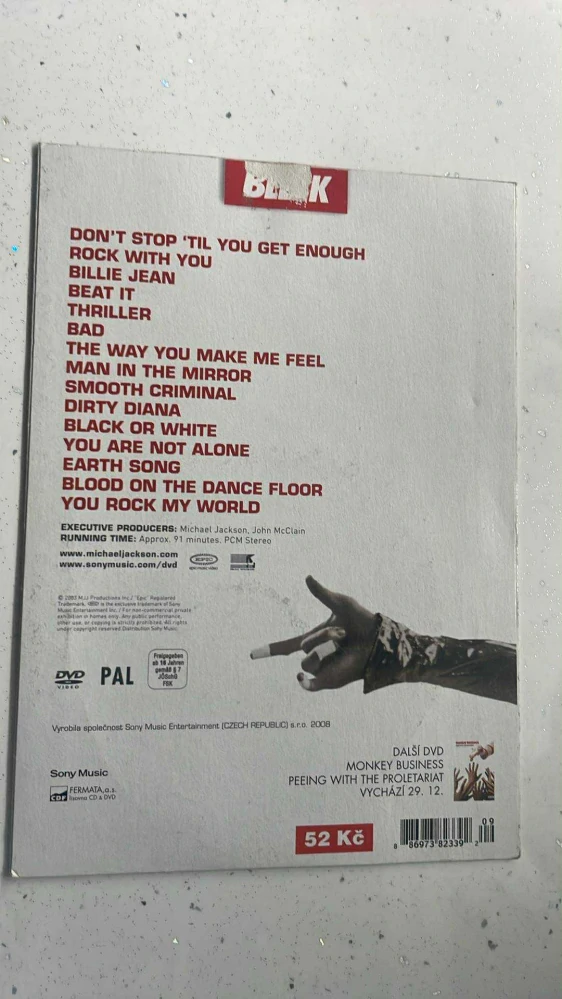 DVD MICHAEL JACKSON : NUMBER ONES