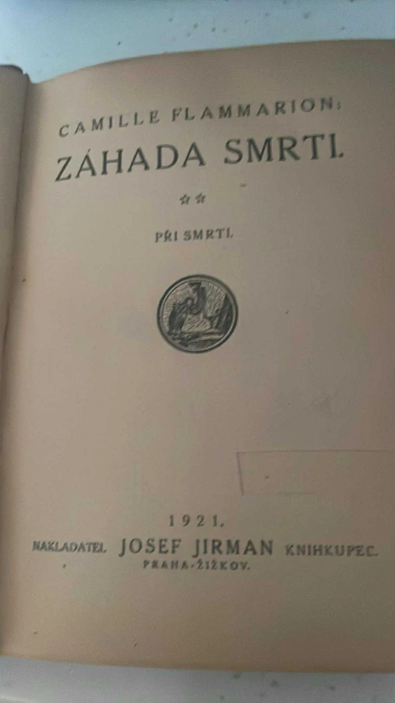 CAMILLE FLAMMARION : ZÁHADA SMRTI.