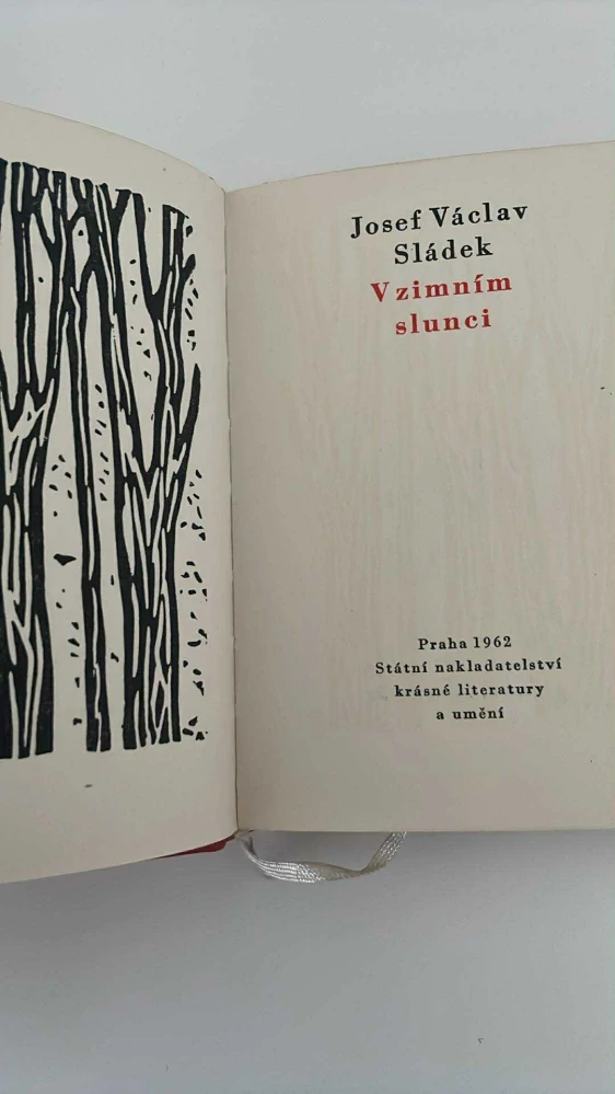 JOSEF VÁCLAV SLÁDEK : V ZIMNÍM SLUNCI
