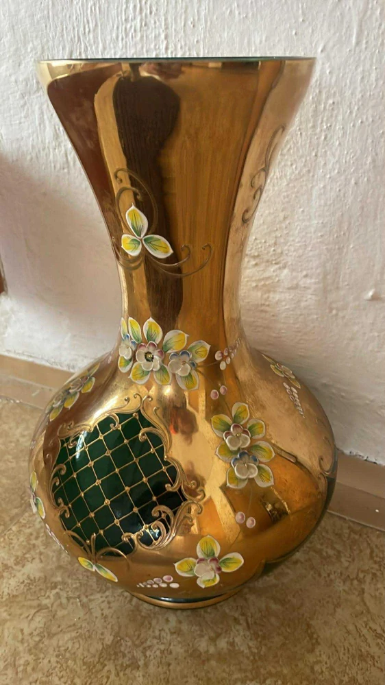 VYSOKÁ VÁZA BORO SKLO 