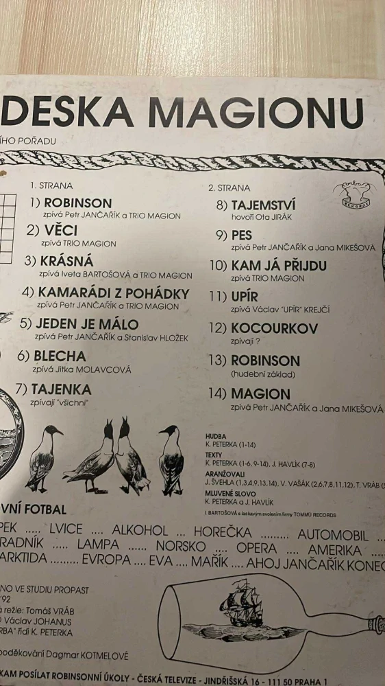 LP ZLATÁ DESKA MAGIONU