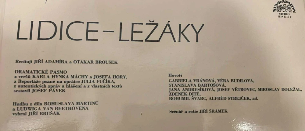 LP LIDICE - LEŽÁKY
