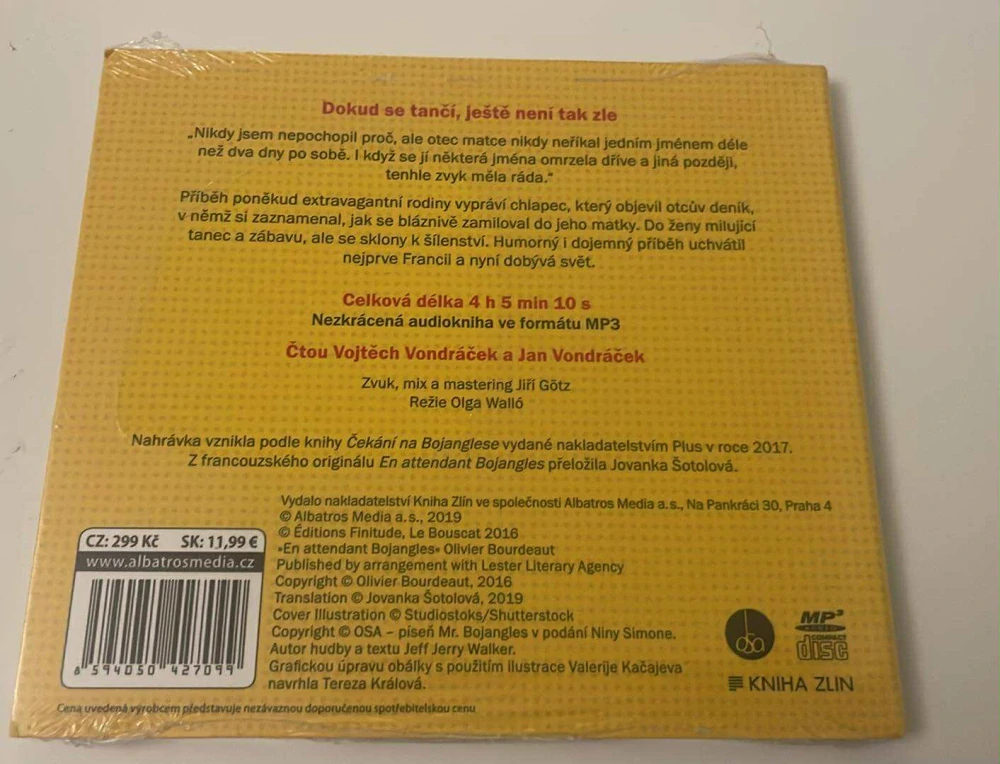 AUDIOKNIHA : OLIVIER BOURDEAUT - ČEKÁNÍ NA BOJANGLESE