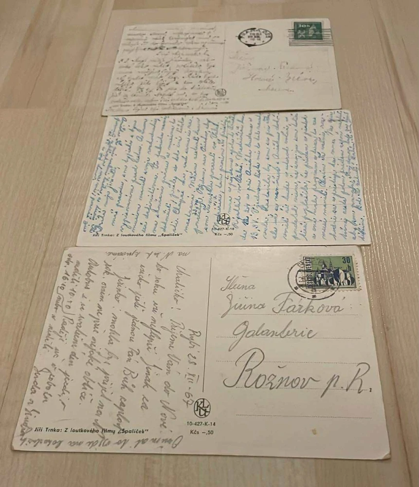 JIŘÍ TRNKA : POHLEDNICE
