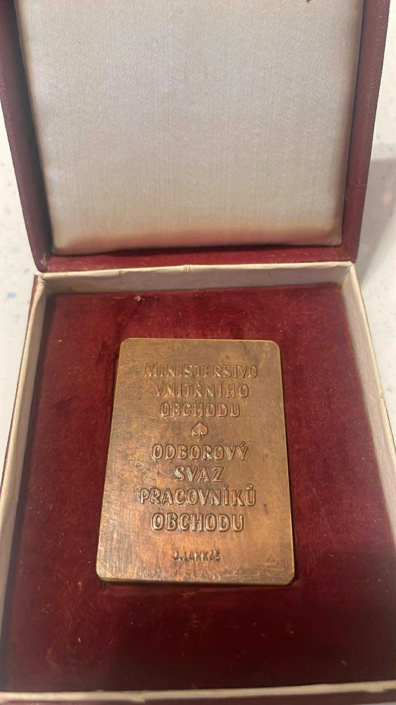 PLAKETA 20 LET SOCIALISTICKÉHO OBCHODU 1948 - 1968