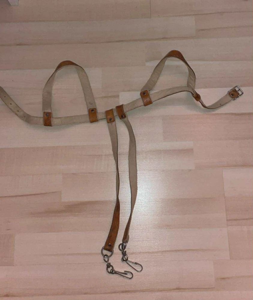 KOŽENÉ dětské kšíry do kočárku Liberta - Retro - ČSSR